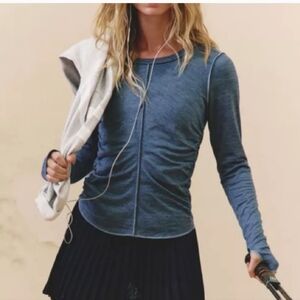 Fp Movement By Free People Right On Run Long Sleeve Layer In Skyline